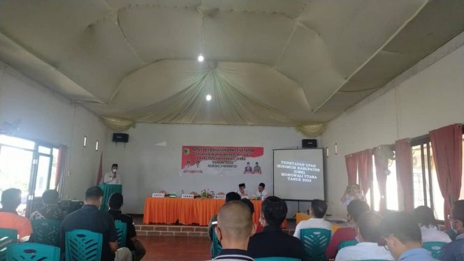 
					Rapat Dewan Pengupahan Kabupaten Morowali Utara. Photo : IST