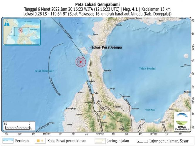 
					Breaking News : Donggala Utara Diguncang Gempa 4.1 Magnitudo