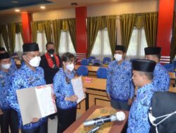 Walikota Palu, Hadianto Lantik Pejabat Eselon III Dan IV