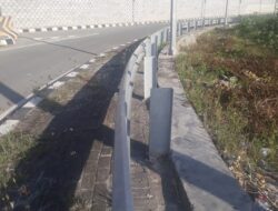Sejumlah Baut Pagar Pengaman di Fly Over Pantoloan, Hilang. Ini Kata Hadianto Rasyid