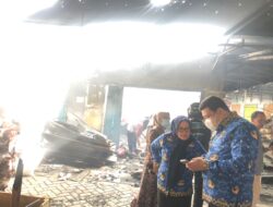 Gerak Cepat, Pemkot Palu Tinjau Lokasi Kebakaran Pasar Masomba