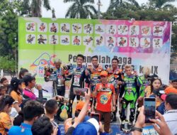 Medali Emas Pertama Kota Palu Lahir Dari Cabor Balap Motor Pada Porprov IX Banggai