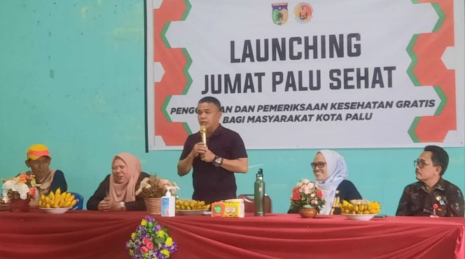 
					Wali Kota Palu, Hadianto Rasyid Resmi Launching Jum’at Palu Sehat Dengan Layanan Kesehatan Gratis