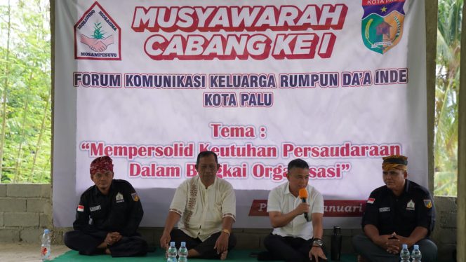 
					Walikota Palu, Hadianto Rasyid Resmi Buka Muscab Pertama FKKB Rumpun Da’a Inde