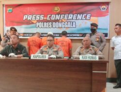Polisi Donggala Ringkus 3 Jambret Yang Beraksi di Areal Perkebunan Kelapa Sawit Rio Pakava