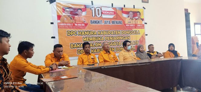 
					Partai Tanpa Mahar, Hanura Donggala Buka Pendaftaran Bacaleg