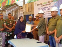 Peduli Warga Sekitar, PT LTT Bangun Sumber Air Bersih dan MCK Umum
