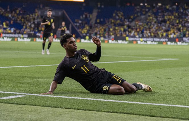 
					Rodrygo, Photo : Joilson Marconne/ CBF (Twitter)