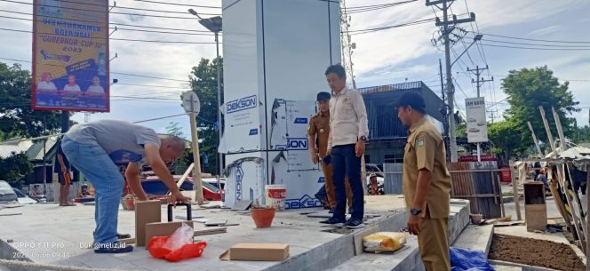 
					Wali Kota Palu pantau progres pembangunan Billboard. Photo : netiz.id