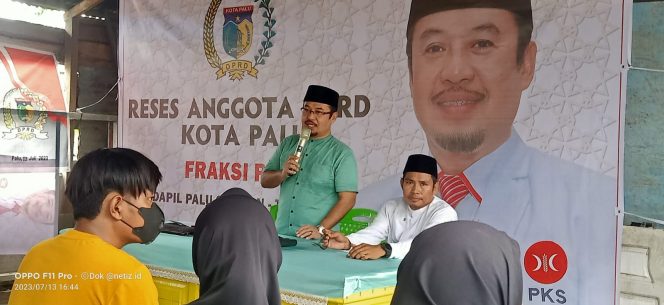 
					Anggota DPRD Kota Palu, Sucipto saat jaring aspirasi di kelurahan duyu, kecamatan tatanga. Kamis (13/7/23). Photo : netiz.id