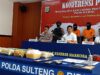 Polda Sulteng Berhasil Gagalkan Penyelundupan 20 Kg Sabu