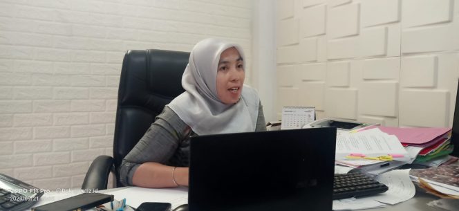 
					Kepala Bidang (Kabid) Aset. Fajria. Foto : netiz.id