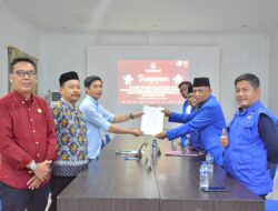 Kasman Lassa Resmi Serahkan SK Pemberhentian ke KPU Donggala