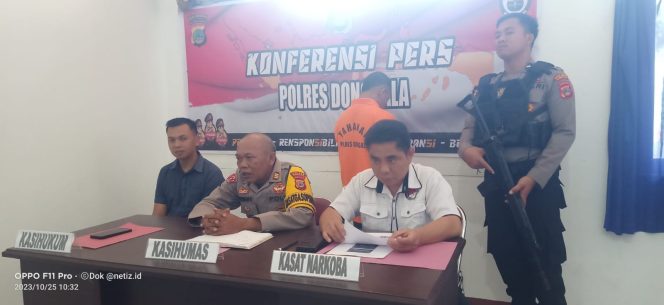 
					Polres Donggala Ciduk Kurir Narkoba asal Sojol