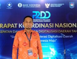 Wakil Bupati Donggala, Moh Yasin, Hadiri Rakornas Digitalisasi 2023 di Jakarta