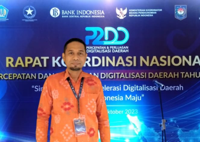
					Wakil Bupati Donggala, Moh Yasin saat setelah menghadiri kegiatan Rakornas Digitalisasi di salah satu hotel di Jakarta. Selasa (3/10/23). Poto: Kopya Merah