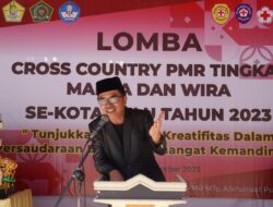 Lomba Cross Country PMR Tingkat Madya dan Wira di Kota Palu Resmi Dibuka