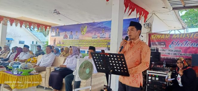 
					Takwin Apresiasi Kinerja Pemerintah Kec Balaesang Serta Desa Labean di Kegiatan Adantasi