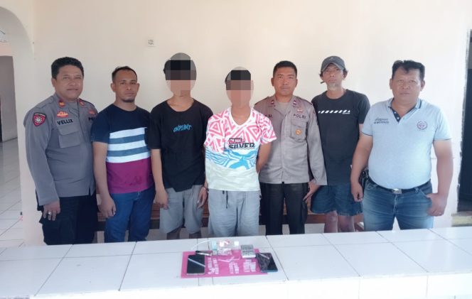 
					Polsek Toili Banggai Bekuk 2 Pengedar Sabu