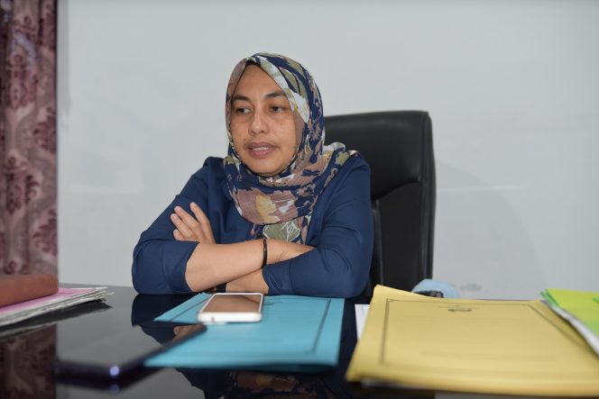 
					Ketua KPU Donggala,  Nurbia. Photo: netiz.id