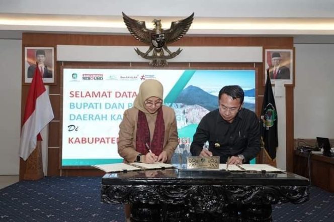 
					Suasana saat teken MoU antara Pemkab Sigi dan Banyuwangi. Photo: ist