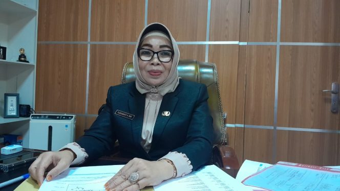 
					Kepala Dinas Pendidikan Provinsi Sulawesi Tengah, Yudiawati Vidiana Windarrusliana. Photo: DEL