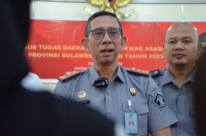 
					Kepala Kantor Wilayah (Kakanwil) Kemenkumham Sulteng, Hermansyah Siregar.  Photo: ist