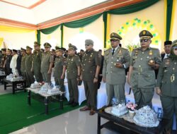 Wali Kota Palu Hadiri HUT Satpol PP, Satlinmas, dan Damkarmat di Banggai
