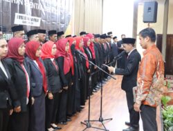 Bawaslu Donggala Resmi Lantik 48 Panwascam untuk Pilkada 2024