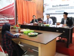 Tahap akhir, 17 Calon Panwascam mengikuti tes wawancara di Bawaslu Donggala