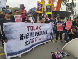 Jurnalis Sulteng Menolak Revisi UU Penyiaran