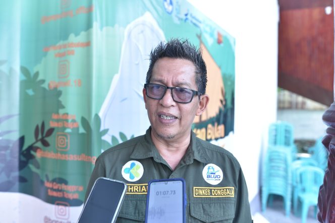 
					Kepala Dinkes Donggala, dr Syahriar . Photo: netiz.id (akib)