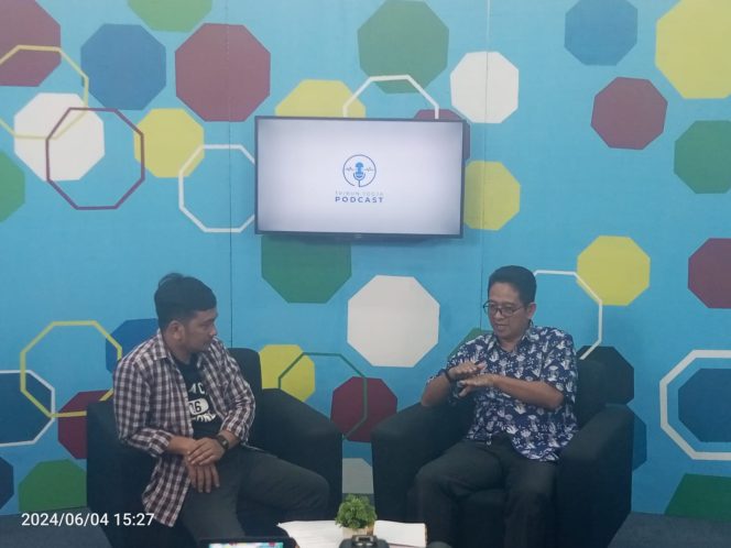 
					Calon wakil wali kota Yogyakarya, , Dr. (Can) Ariyanto, SE.MM., saat hadir dalam podcast di Tribun Jogja, Selasa kemarin (04/06/24).