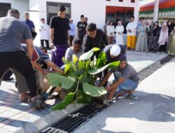 Sekretariat DPRD Provinsi Sulteng Gelar Sholat Idul Adha dan Sembelih 6 Ekor Sapi