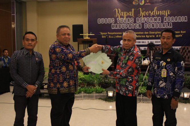 
					Rapat Koordinasi Gugus Tugas Reforma Agraria (GTRA) digelar di Sritti Convention Hall, Jumat (05/07/24). photo: ist