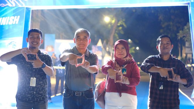 
					puncak kegiatan QRIS Night Run 2024. photo: ist