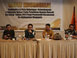 Optimalisasi Pola Hubungan Kelembagaan, Bawaslu Donggala Gelar Rakor