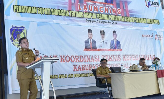 
					Pj Bupati Donggala, Moh Rifani saat membuka Rapat Koordinasi Teknis Kepegawaian Tahun 2024. photo: netiz.id (Akib).