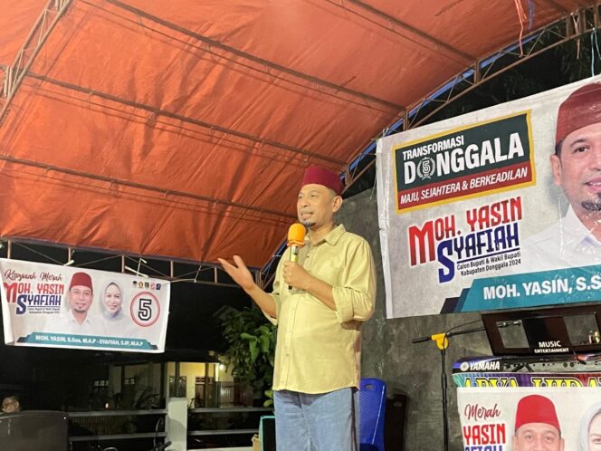 
					Calon Bupati Donggala nomor urut 5, Moh Yasin. FOTO: Ginda
