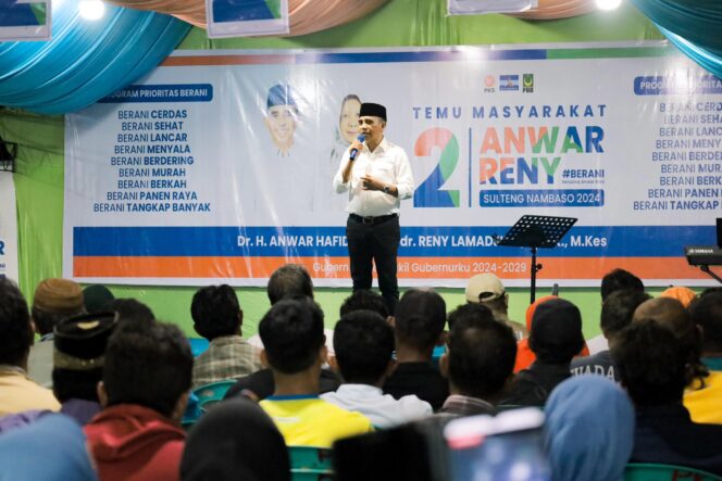 
					Calon Gubernur Sulawesi Tengah, Anwar Hafid. FOTO: TIM