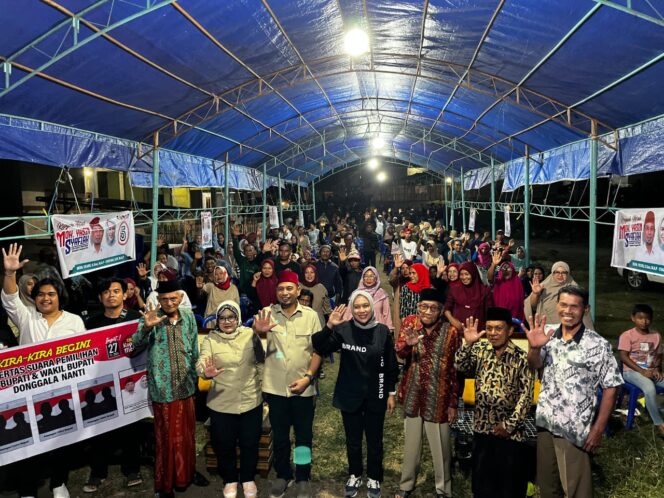 
					Kampanye tatap muka paslon nomor 5, Yasin Syafiah. FOTO: GINDA