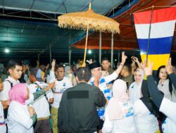 Ribuan Warga Pagimana Sambut Anwar Hafid: Komitmen Lingkungan dan Kesejahteraan Nelayan