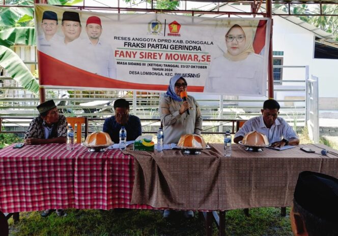 
					, Anggota DPRD Kabupaten Donggala, Fany Sirey Mowar. FOTO: TIM