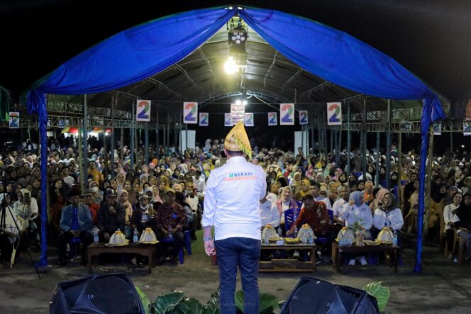 
					calon Gubernur dan Wakil Gubernur Sulawesi Tengah 2024, nomor urut 2, Anwar Hafid dan dr. Reny Lamadjido,  FOTO: TIM