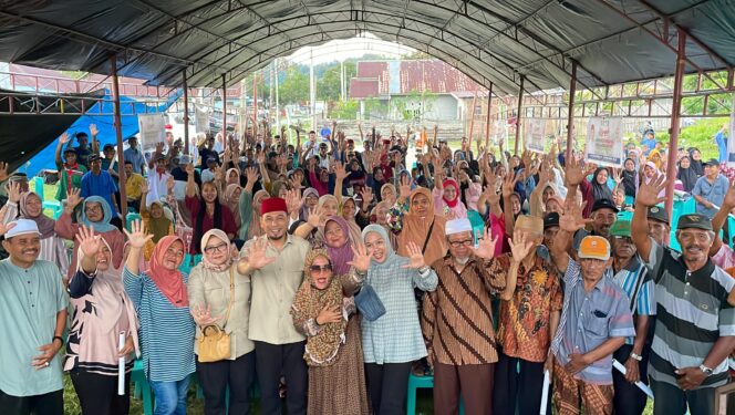 
					Calon Bupati dan Wakil Bupati Donggala, Moh Yasin, dan Syafiah Basir, FOTO: Ginda