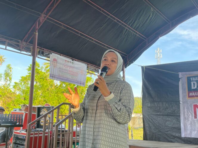 
					Calon Wakil Bupati Donggala Syafiah Basir. //FOTO: Ginda 
