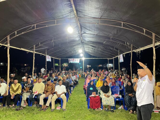 
					Tokoh masyarakat Desa Ketong  dukung penuh Paslon Yasin-Syafiah. FOTO: Ginda