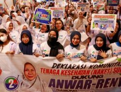 Ratusan Nakes Sulteng Nyatakan Dukungan Ke Pasangan BERANI