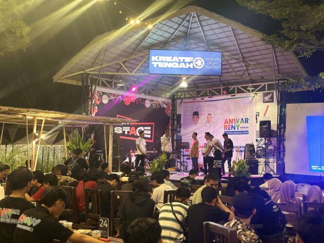 
					pasangan calon nomor urut 2, Anwar Hafid dan dr. Reny Lamadjido.  FOTO: TIM