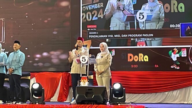 
					pasangan calon nomor urut 5, Moh. Yasin dan Syafiah Basir, FOTO: GINDA